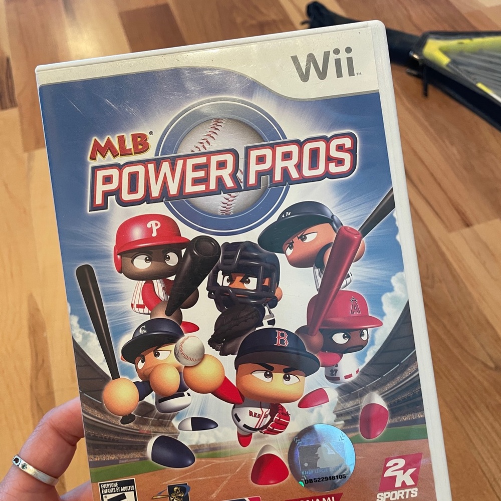 Nintendo Wii / MLB Power Pros in case
